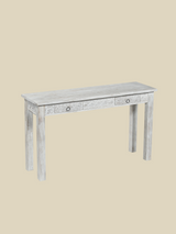 Alina Two Drawer Wooden Console Table