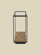 Nova Iron Console Table with Glass Top