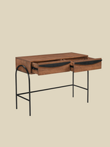 Danton Two Drawer Wooden Console Table