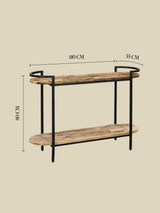 Duke Reclaimed Wood Console Table