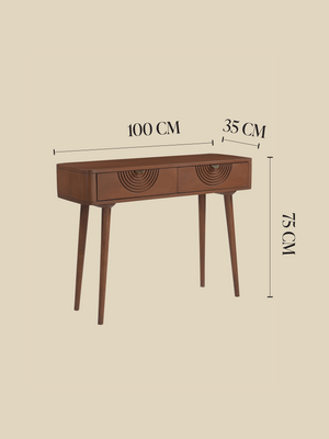 Ariso Mango Wood Console Table