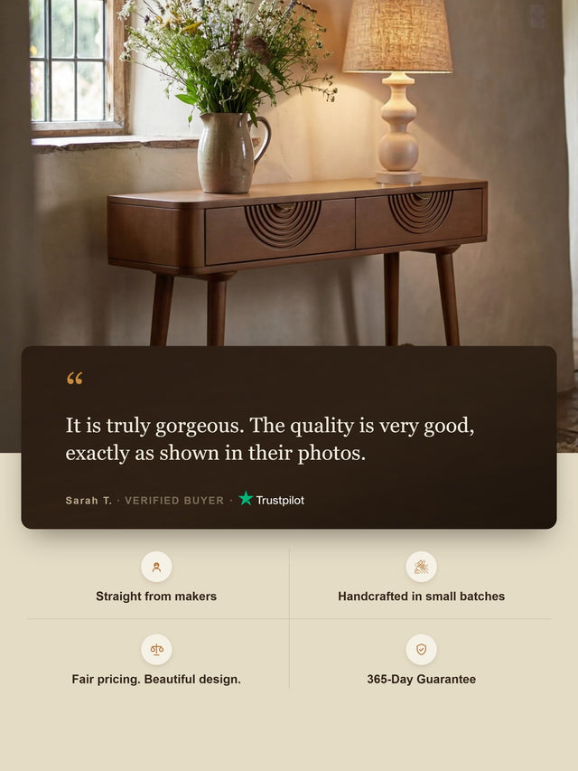 Ariso Mango Wood Console Table