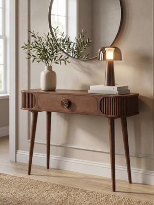 Abaca Mango Wood Console Table