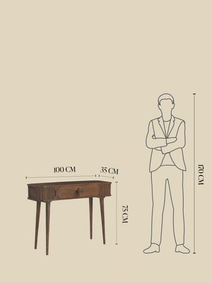 Abaca Mango Wood Console Table