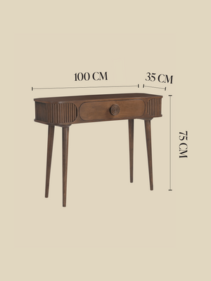 Abaca Mango Wood Console Table