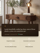 Abaca Mango Wood Console Table