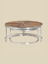 Leo Reclaimed Wood Nesting Coffee Tables