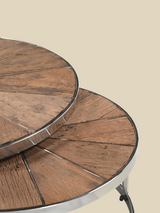 Leo Reclaimed Wood Nesting Coffee Tables