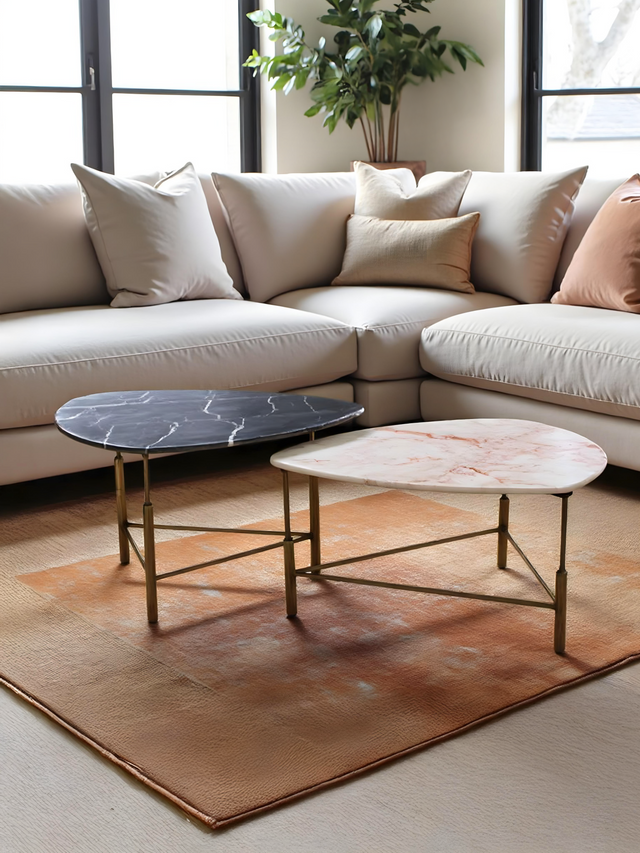 Eclipse Marble Coffee Table Set