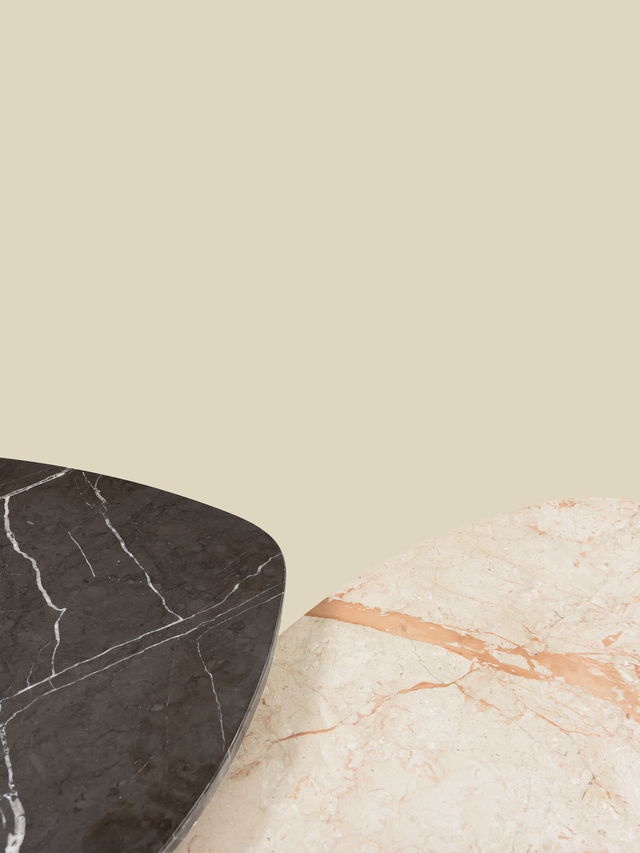 Eclipse Marble Coffee Table Set