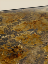 Nova Iron Coffee Table With Glass Top