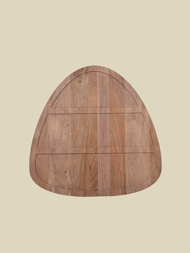 Cairo Wooden Nesting Coffee Tables - Natural
