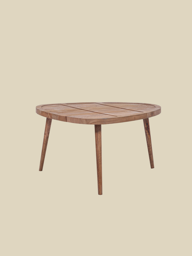 Cairo Wooden Nesting Coffee Tables - Natural