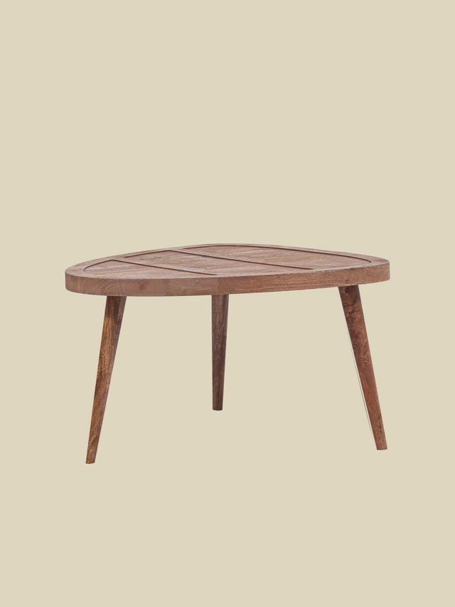 Cairo Wooden Nesting Coffee Tables - Natural