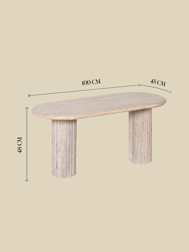 Eterna Travertine Coffee Table