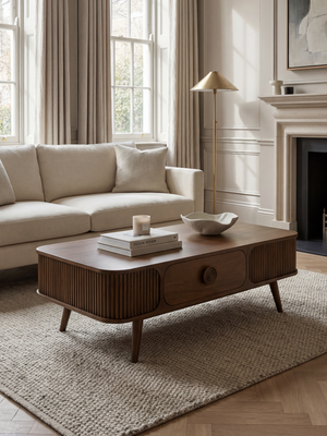 Abaca Mango Wood Coffee Table