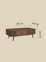 Abaca Mango Wood Coffee Table