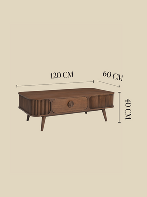 Abaca Mango Wood Coffee Table