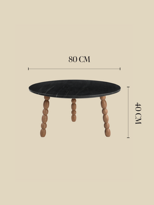 Elildh Mango Wood Sculptural Coffee Table