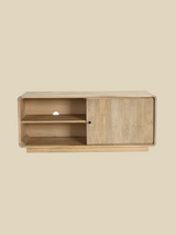 Luce Mango Wood One Door Media Unit