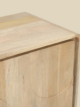 Luce Mango Wood One Door Media Unit