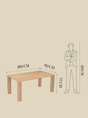Sterling Wooden Dining Table