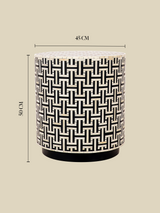 Evie Bone Inlay Side Table