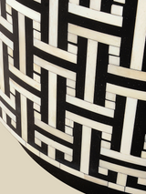 Evie Bone Inlay Side Table