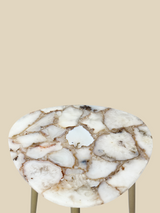 Karin Pearl Agate Side Table