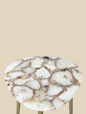 Karin Pearl Agate Side Table