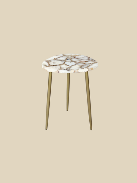 Karin Pearl Agate Side Table