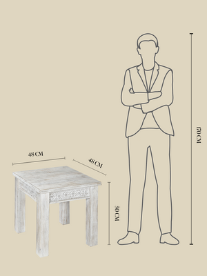 Cian Wooden Side Table