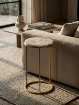Blushara Rose Quartz End Table