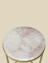 Blushara Rose Quartz End Table