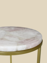 Blushara Rose Quartz End Table