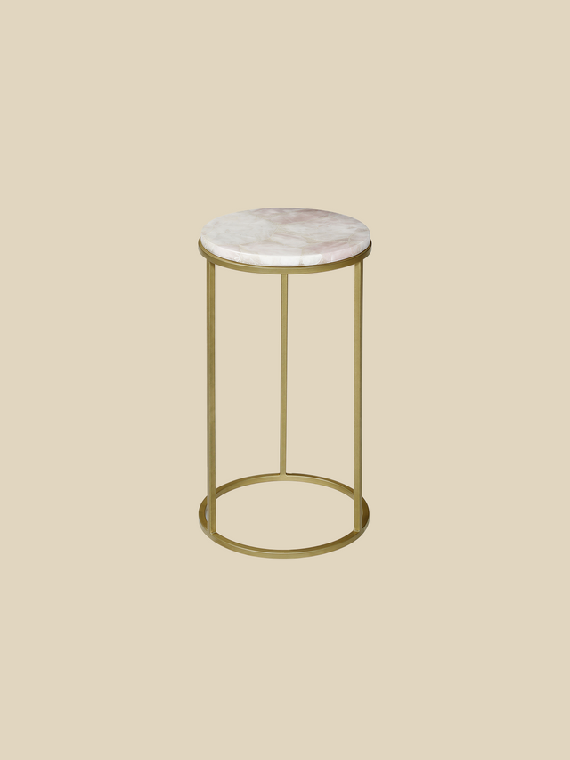 Blushara Rose Quartz End Table