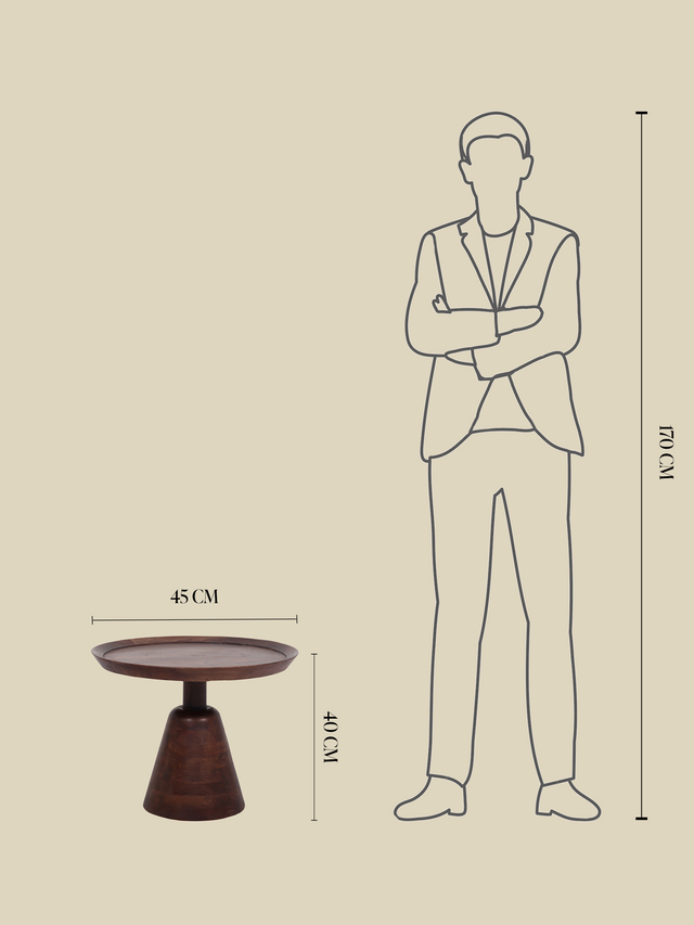 Kori Wooden Side Table