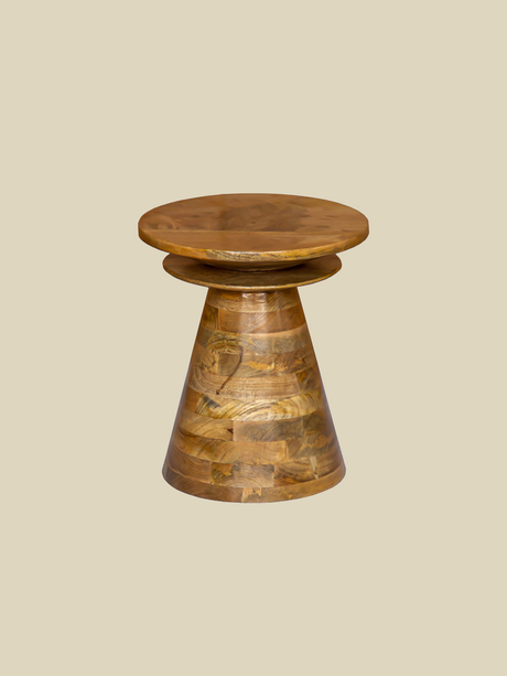 Opal Wooden Side Table
