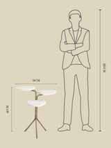 Gigi Marble Top Side Table