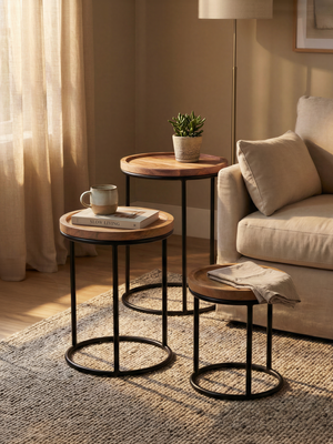 Marco Mango Side Table - Set Of 3