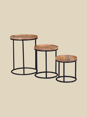 Marco Mango Side Table - Set Of 3