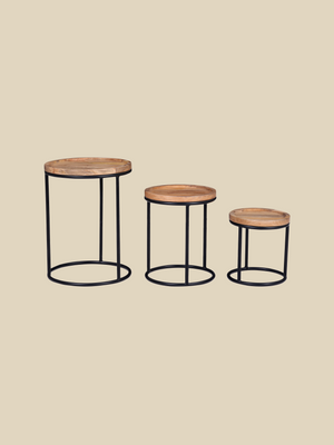 Marco Mango Side Table - Set Of 3