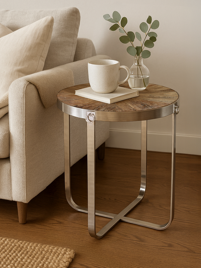 Ezio Reclaimed Wood Side Table