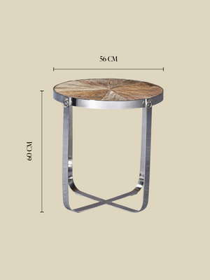 Ezio Reclaimed Wood Side Table