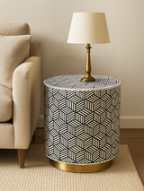 Raya Bone Inlay Side Table