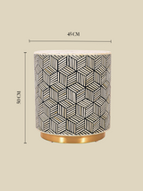 Raya Bone Inlay Side Table