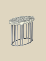 Karen Bone Inlay Side Table