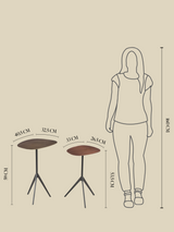 Ember Set of 2 Iron Side Tables