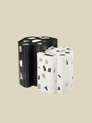 Levi Terrazzo Side Tables – Set of 2