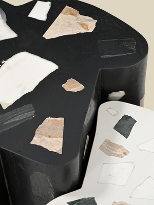 Levi Terrazzo Side Tables – Set of 2